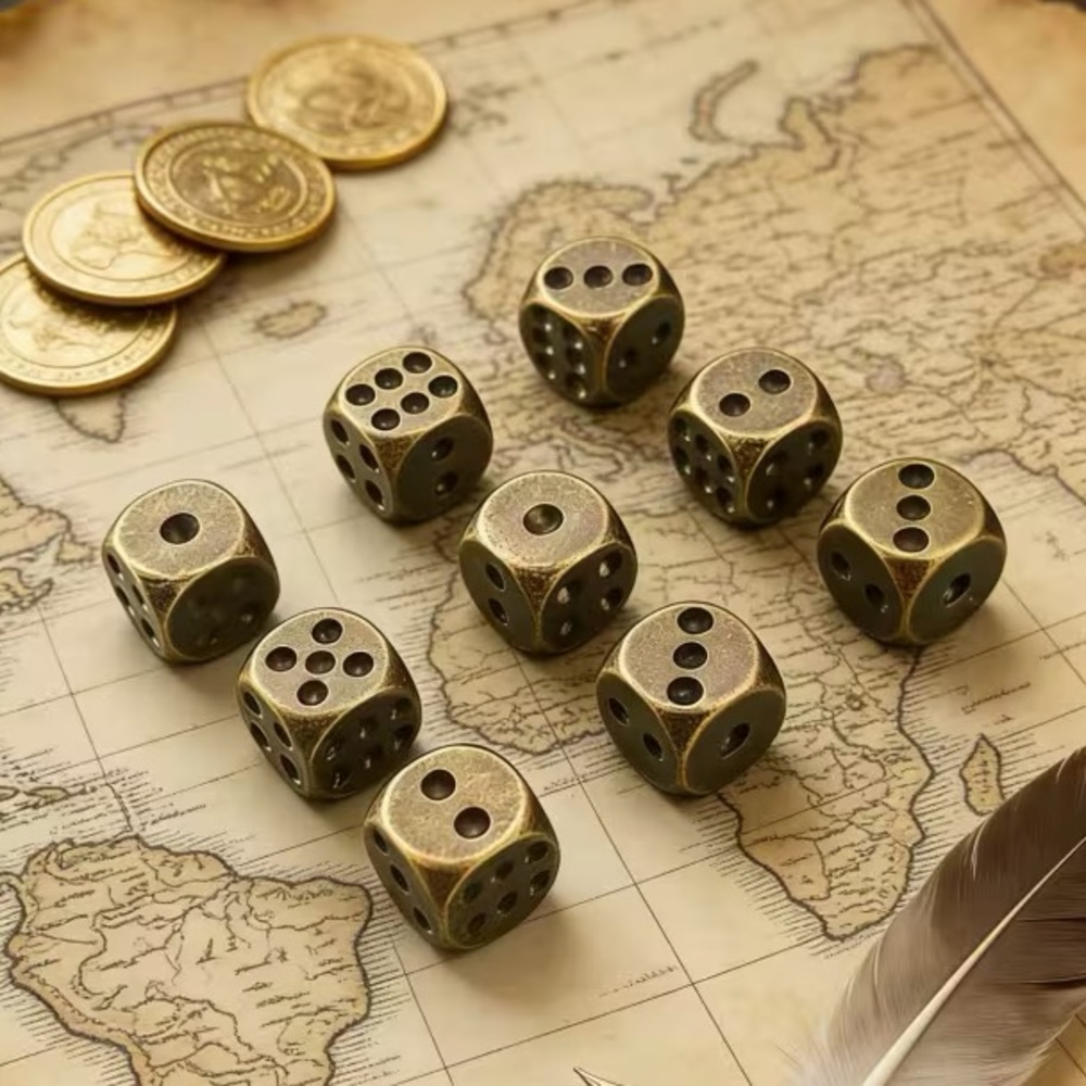 3PC VINTAGE DICE